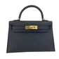 Mini kelly ミニケリー Black　ブラック  GHW ゴールド金具 Epsom エプソン Stamp-K K刻印