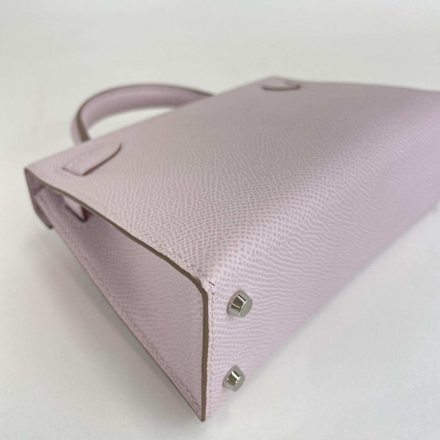 Mini kelly ミニケリー Mauve Sylvestre　モーヴシルベストル  PHW シルバー金具 Epsom エプソン Stamp-B B刻印