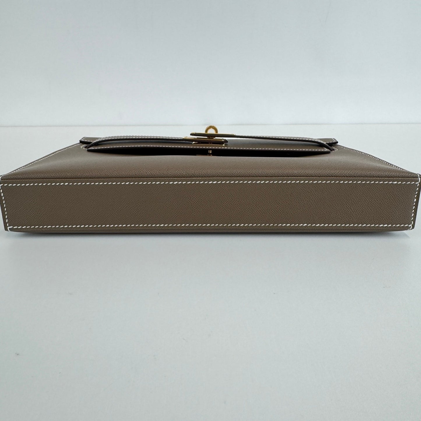 Kelly elan ケリーエラン Madame マダム Etoupe エトープ GHW ゴールド金具 Stamp-K K刻印