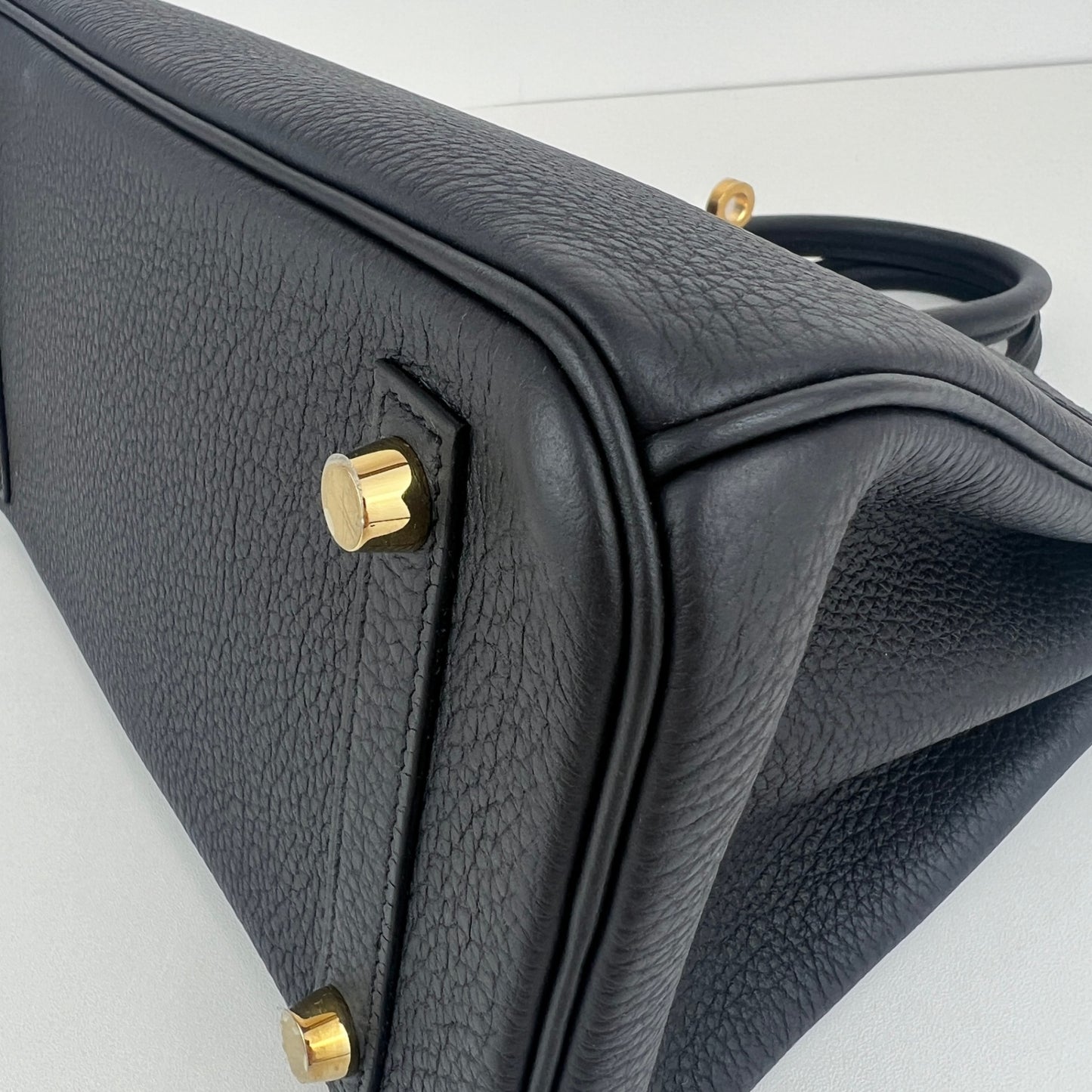 Birkin25 Verso バーキン25ヴェルソ Black/Blue saphir/ブラック/ブルーサファイヤ  GHW ゴールド金具 Togo トゴ Stamp-K K刻印