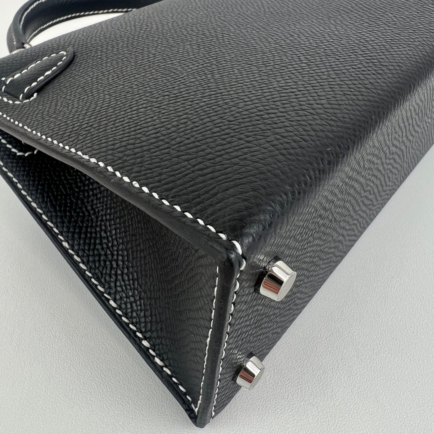 Mini kelly HSS ミニケリーHSS Black ブラック PHW シルバー金具 Stamp-K  K刻印