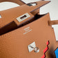 Kelly doll picto ケリードールピクト Gold/Bleu zanzibar ゴールド/ブルーザンジバル PHW シルバー金具 Epsom エプソン Stamp-W W刻印