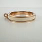 Hermès エルメス Mini Clic Kelly bracelet PM 200004F085PM ミニ クリック ケリー ブレスレット エナメルブレスレット ファン Creme / Rosegold ：クリーム / ローズゴールド