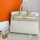 Birkin25 バーキン25 Craie クレ GHW ゴールド金具 W刻印 Epsom エプソン
