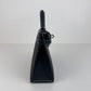Mini kelly SO ミニケリー スペシャルオーダー Black ブラック/Gris perle グリパール Epsom エプソン PHW シルバー金具 Stamp-K K刻印