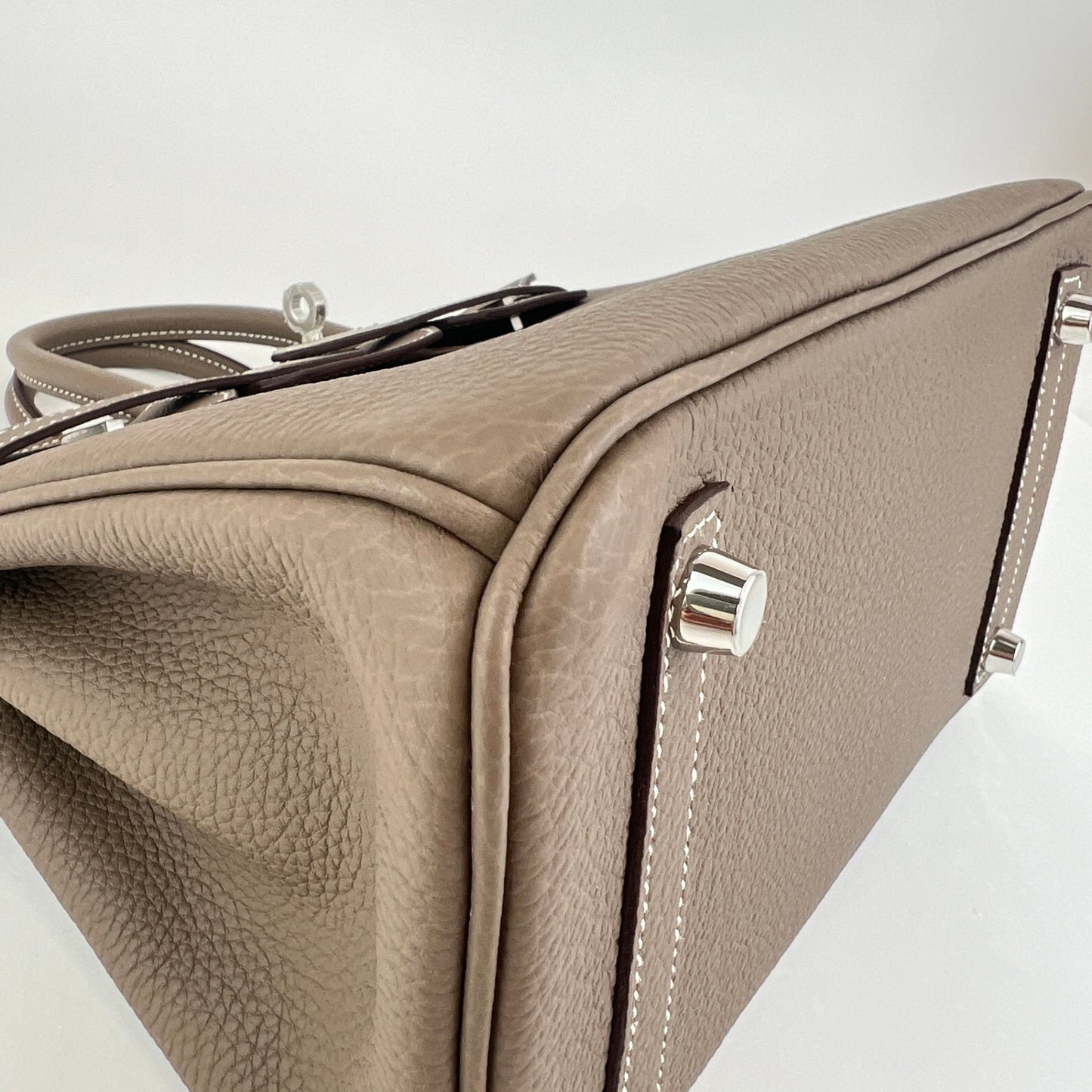 Birkin25 バーキン25 Etoupe エトープ Togo トゴ PHW シルバー金具 Stamp-K K刻印