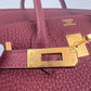 Birkin25 バーキン25 Rouge H ルージュアッシュ GHW ゴールド金具 W刻 Togo トゴ