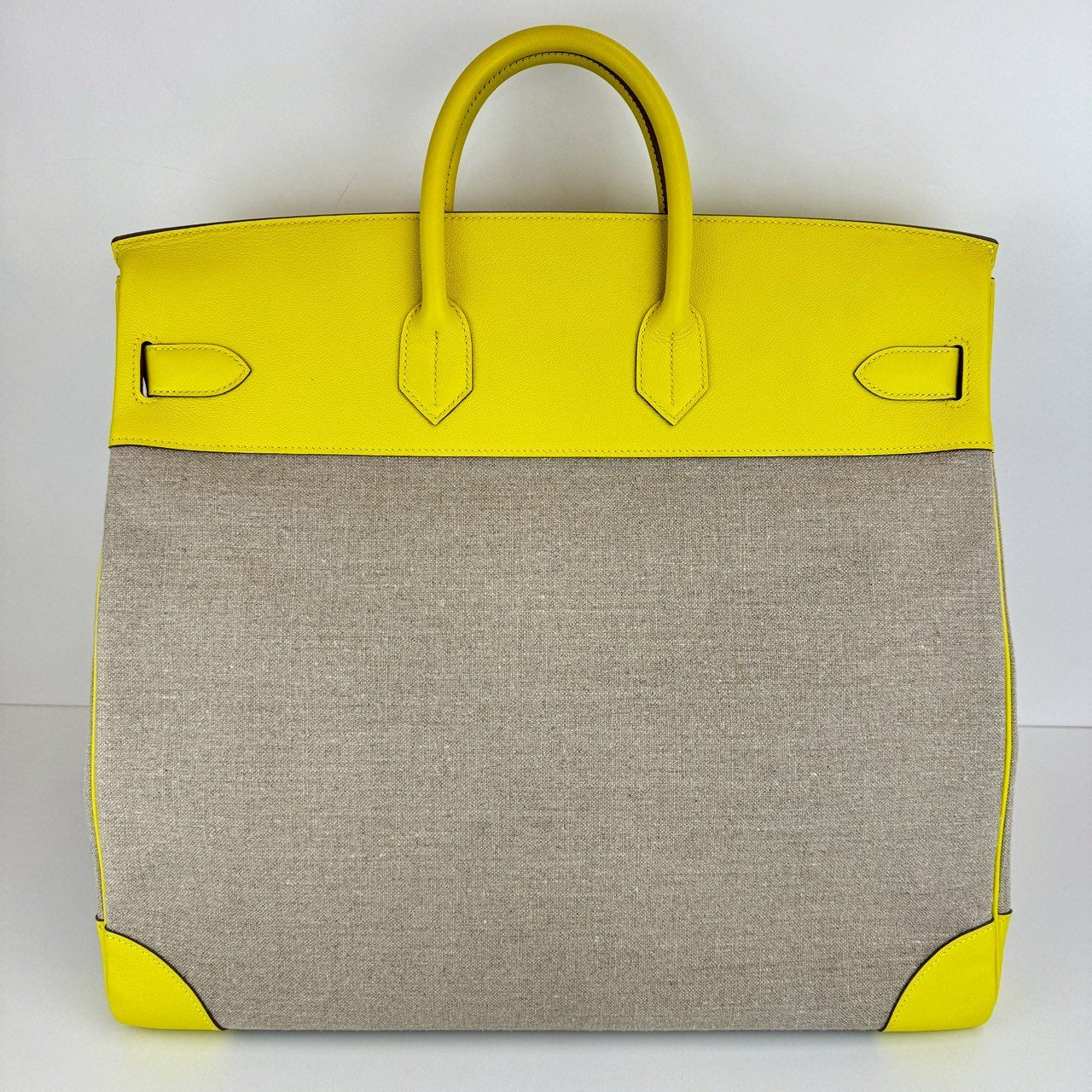 Haut a courries 40 Combi オータクロア40コンビ　Yellow イエロー　PHW シルバー金具　Stamp-D D刻印