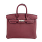 Birkin25 バーキン25 Rouge H ルージュアッシュ　PHW シルバー金具 tamp-K K刻