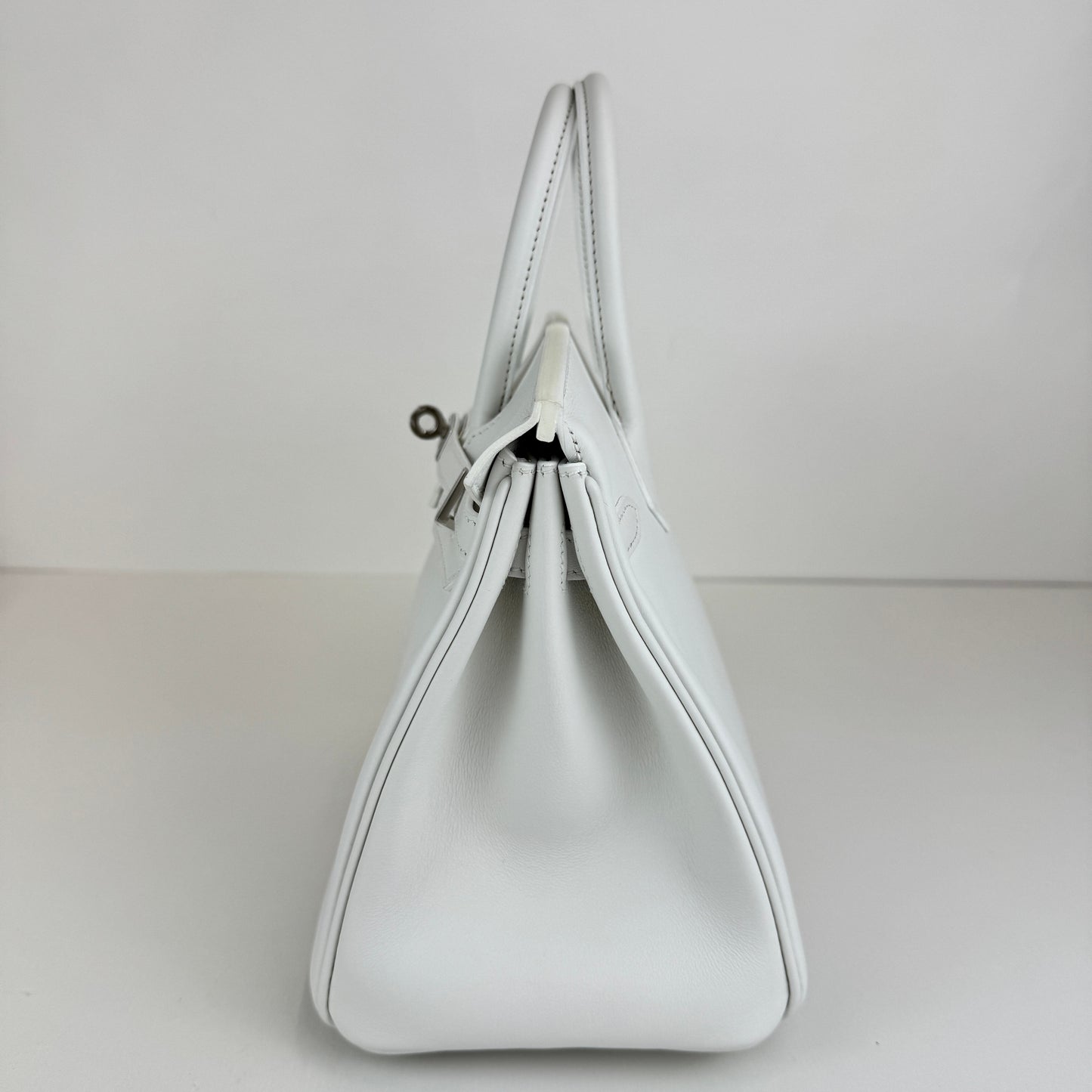 Birkin25 バーキン25 Stamp-W W刻印 Swift スイフト New white ニューホワイト PHW シルバー金具