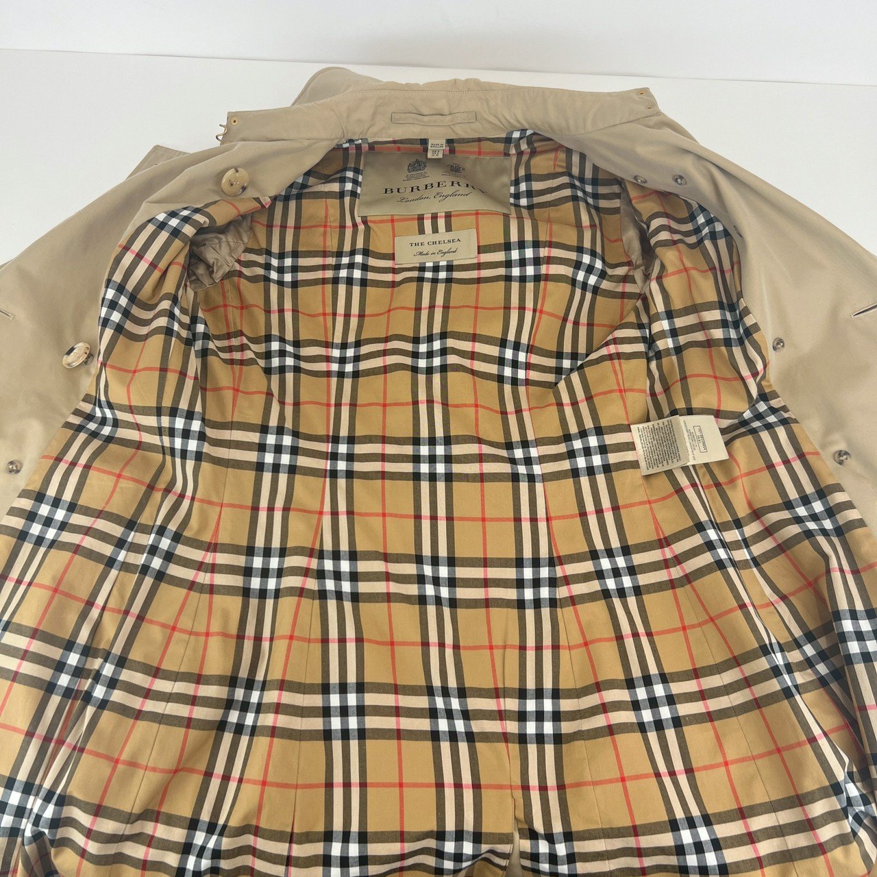 Burberry バーバリー トレンチコート　ダブルボタン beige ベージュ 綿 100%