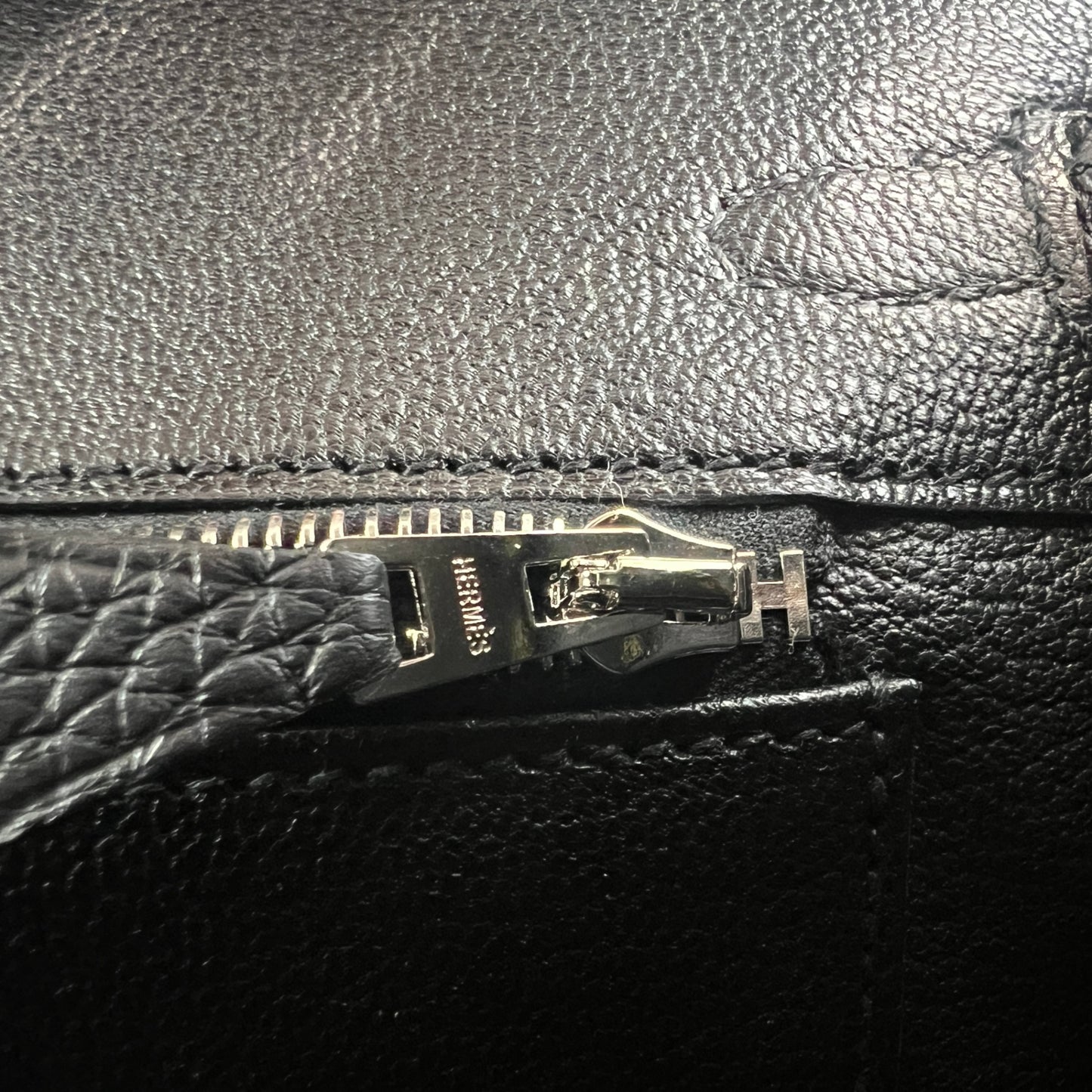 Birkin25 バーキン25 Black ブラック Togo トゴ PHW シルバー金具 Stamp-K K刻印