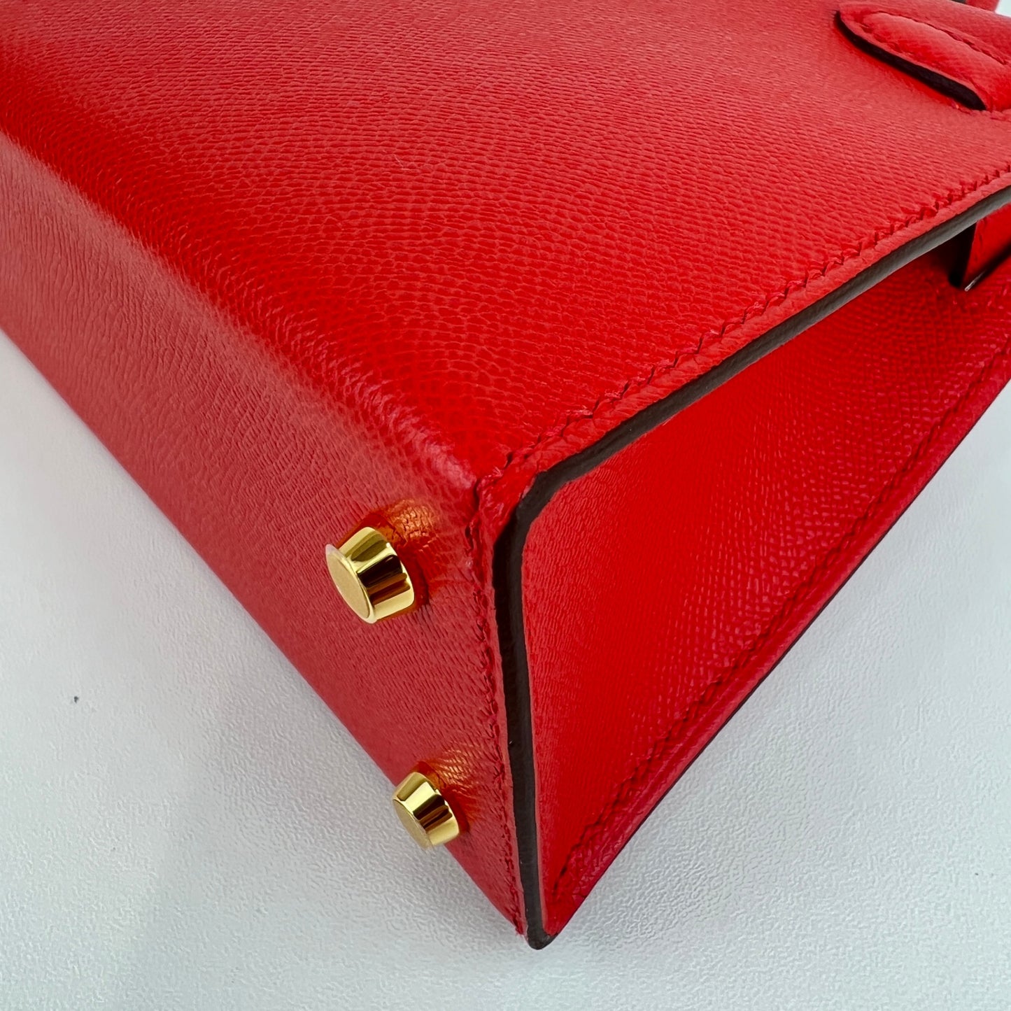 Mini kelly ミニケリー Rouge de coeur ルージュドクール Madame マダム GHW ゴールド金具 Stamp-K K刻印