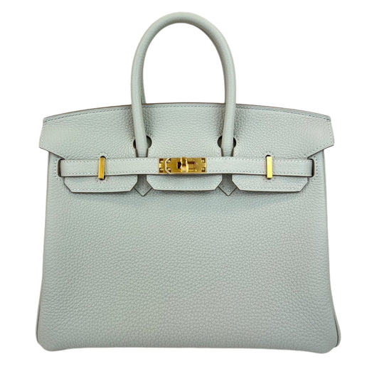 Birkin25 バーキン２５　パールグレー Pearl Grey　ゴールド金具 Gold Hardwear　トゴ Togo　U刻 Stamp-U　ハンドバック