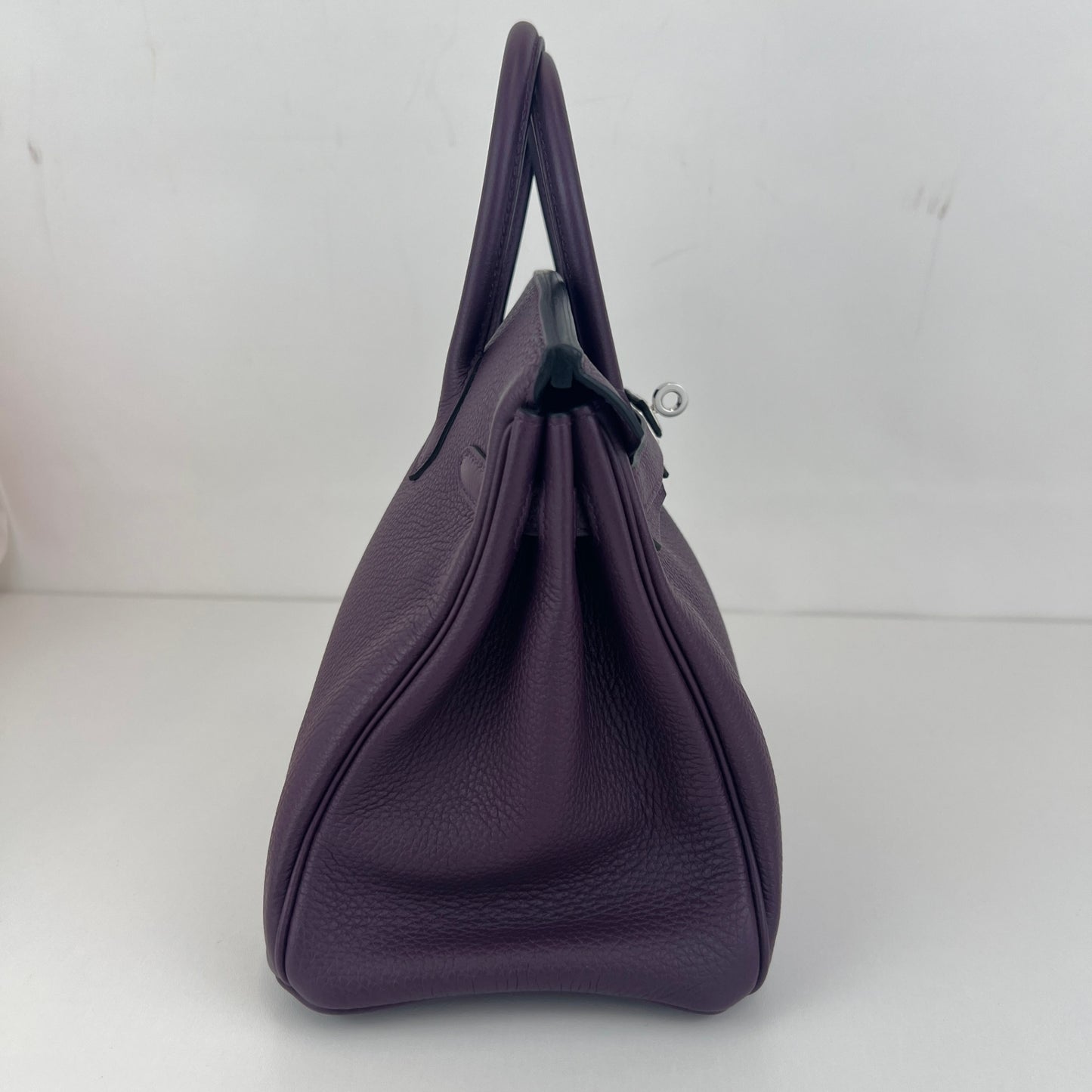 Birkin25 バーキン25 Cassis カシス Togo トゴ PHW シルバー金具 Stamp-U U刻印