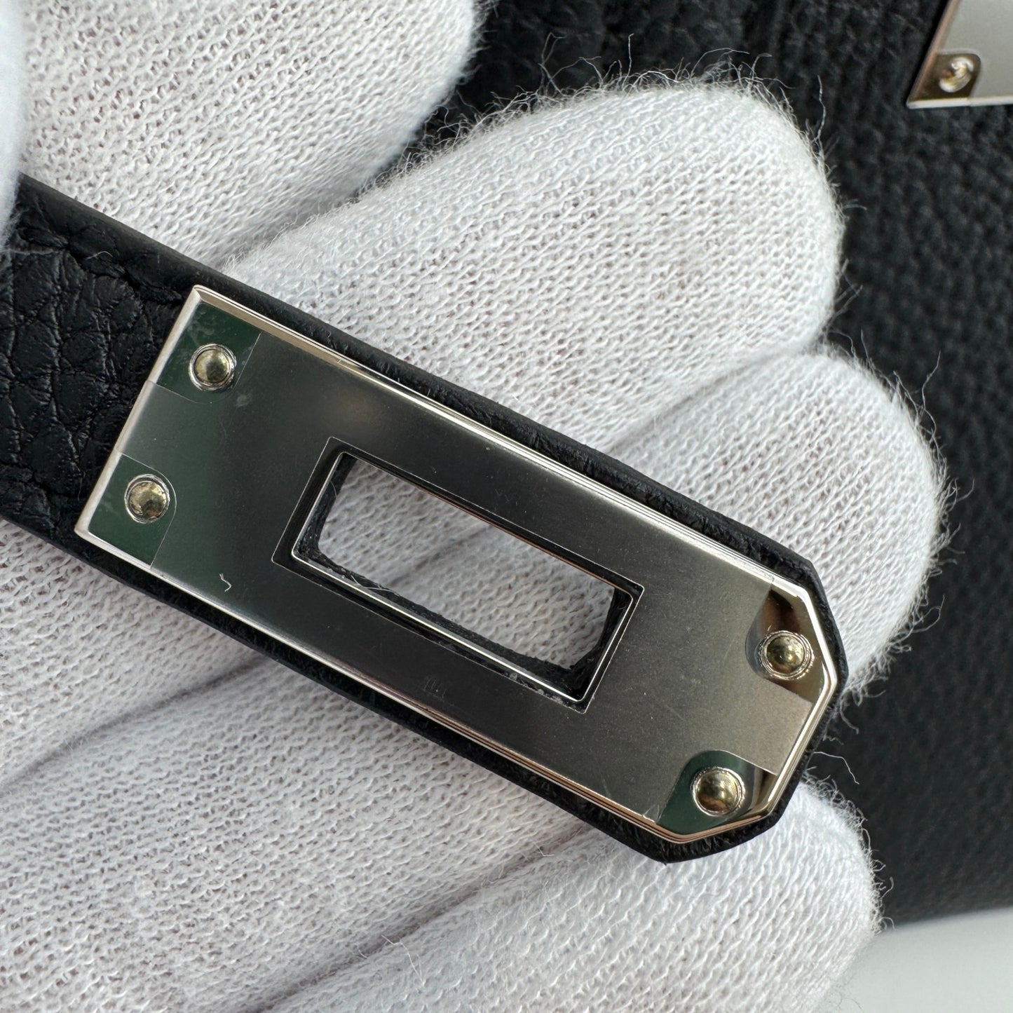 Birkin25 バーキン25 Stamp-K K刻印 Togo トゴ Black ブラック PHW シルバー金具