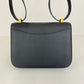 Hermès エルメス Constance 24 コンスタンス24 Stamp-K K刻印 Epsom エプソン Black ブラック GHW ゴールド金具