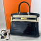Birkin30 バーキン30 Black ブラック  GHW ゴールド金具 Shiny crocodile シャイニークロコダイル Stamp-Y Y刻印