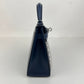 Mini kelly cloute ミニケリークルーテ Blue abysse ブルーアビス  PHW シルバー金具 Stamp-K K刻印 Box calf ボックスカーフ