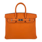 Birkin25 バーキン25 Orange オレンジ PHW シルバー金具 Togo トゴ Stamp-K K刻印