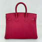 Birkin25 バーキン25 Ruby ルビー GHW ゴールド金具 Stamp-B B刻印 Togo トゴ