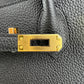 Birkin25 バーキン25 Black ブラック　 GHW ゴールド金具　Stamp-K K刻