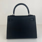 Hermès エルメス Kelly25 ケリー25 Stamp-K K刻印 Epsom エプソン Black ブラック PHW シルバー金具