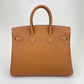 Birkin25 バーキン25 Gold ゴールド　Togo トゴ　GHW ゴールド金具 Stamp-B B刻