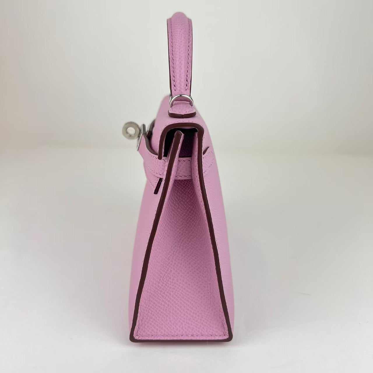 Mini kelly ミニケリー Mauve Sylvestre モーヴシルベストル Epsom エプソン PHW シルバー金具 Stamp-U U刻印