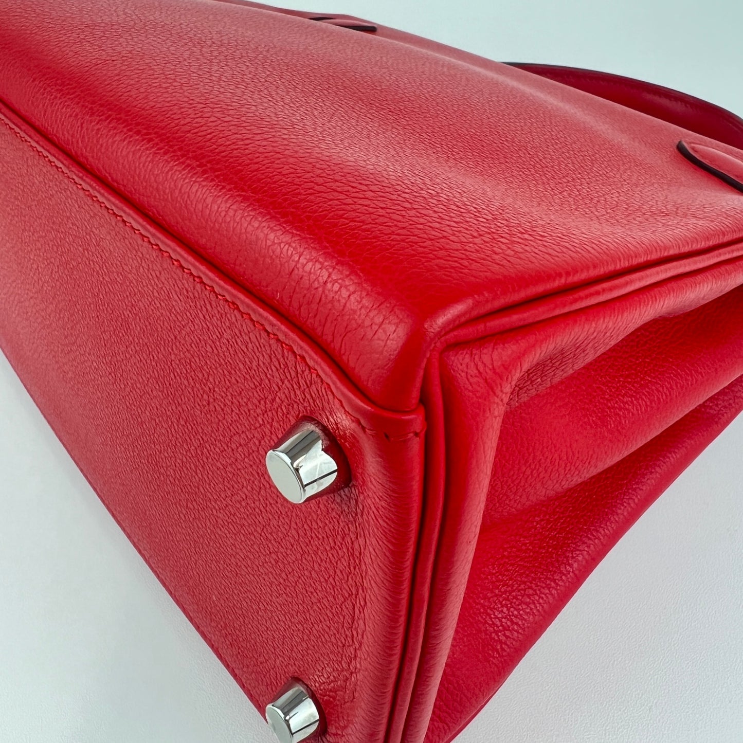 Kelly28 ケリー28 Rouge de cour ルージュクー Evercolor エバーカラー PHW シルバー金具 Stamp-Y Y刻印