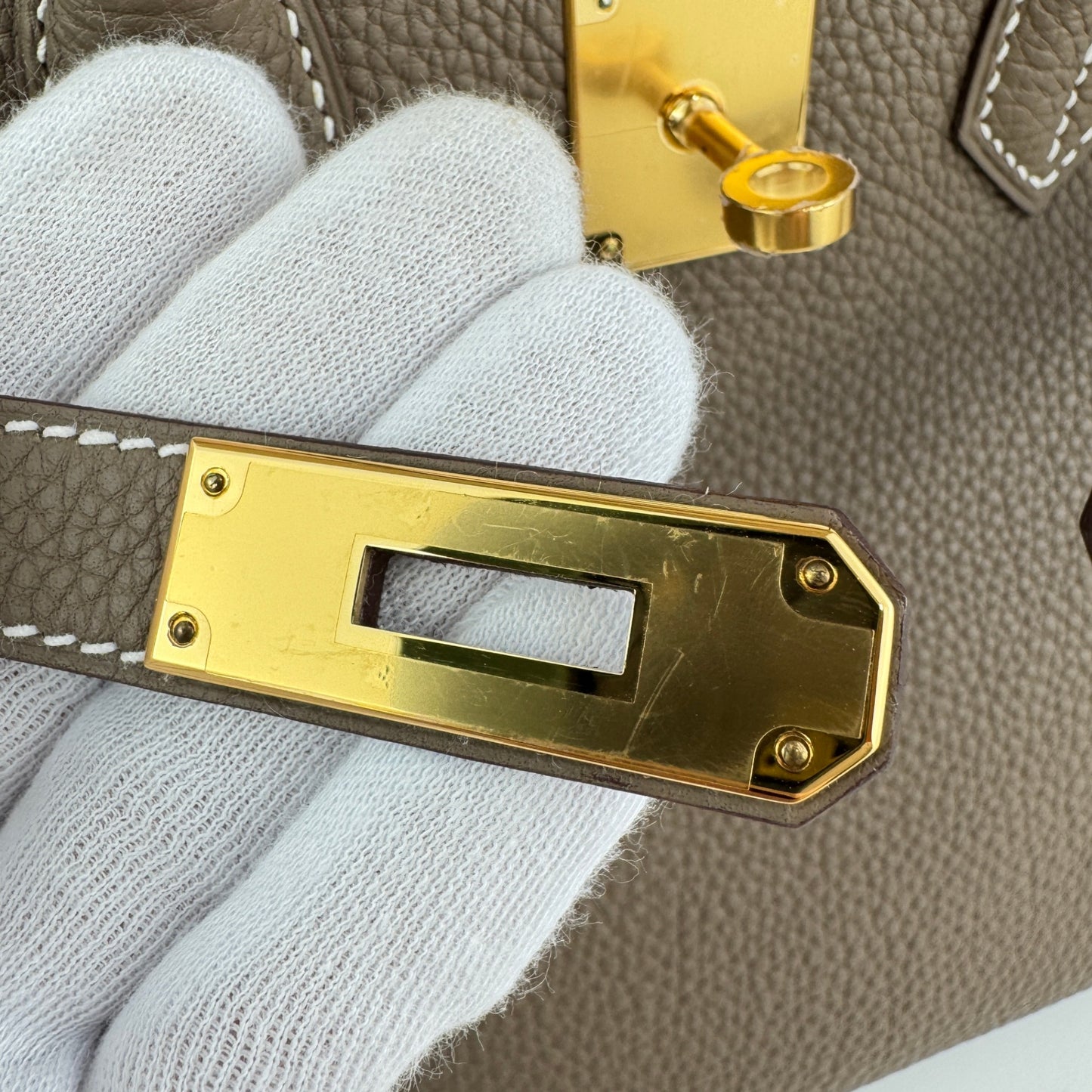 Birkin30 バーキン30 Etoupe エトープ Togo トゴ GHW ゴールド金具 Stamp-W W刻印