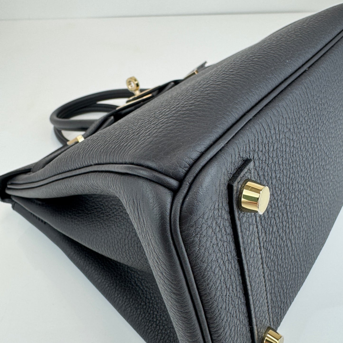 Birkin25 バーキン25 Black 黒 PMBHW シャンパンゴールド金具 Stamp-K K刻印