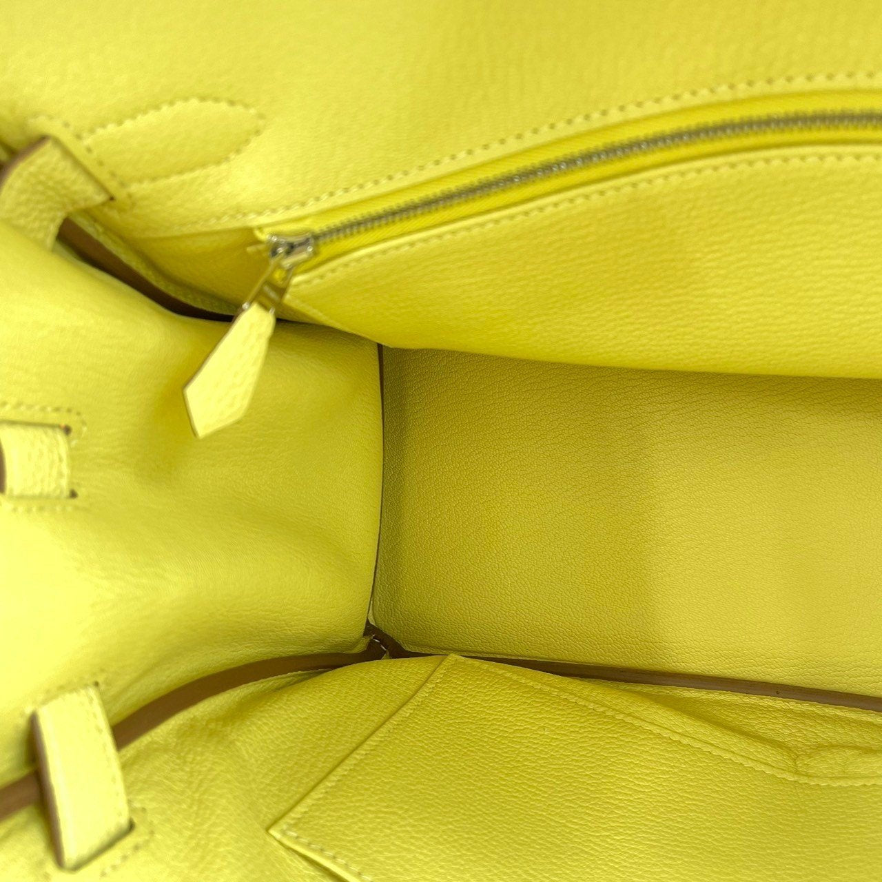 Birkin30 バーキン30 Jaune poussin ジョーヌプッサン Togo トゴ PHW シルバー金具 B刻 ハンドバッグ レディースバッグ