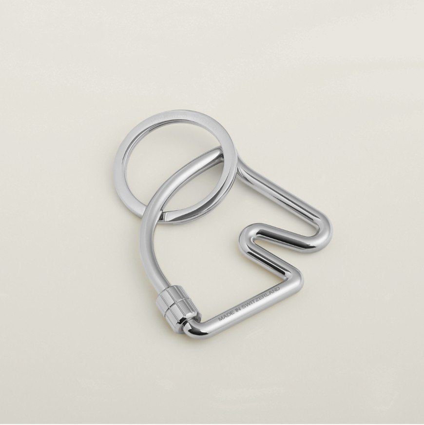 Key holder cheval キーホルダー シュヴァル シルバー　silver　キーリング　ユニセックス