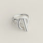 新品未使用 Hermès エルメス Croisette ring large model #52 クロワゼット　リング シルバー サイズ52 レディースアクセサリー　指輪