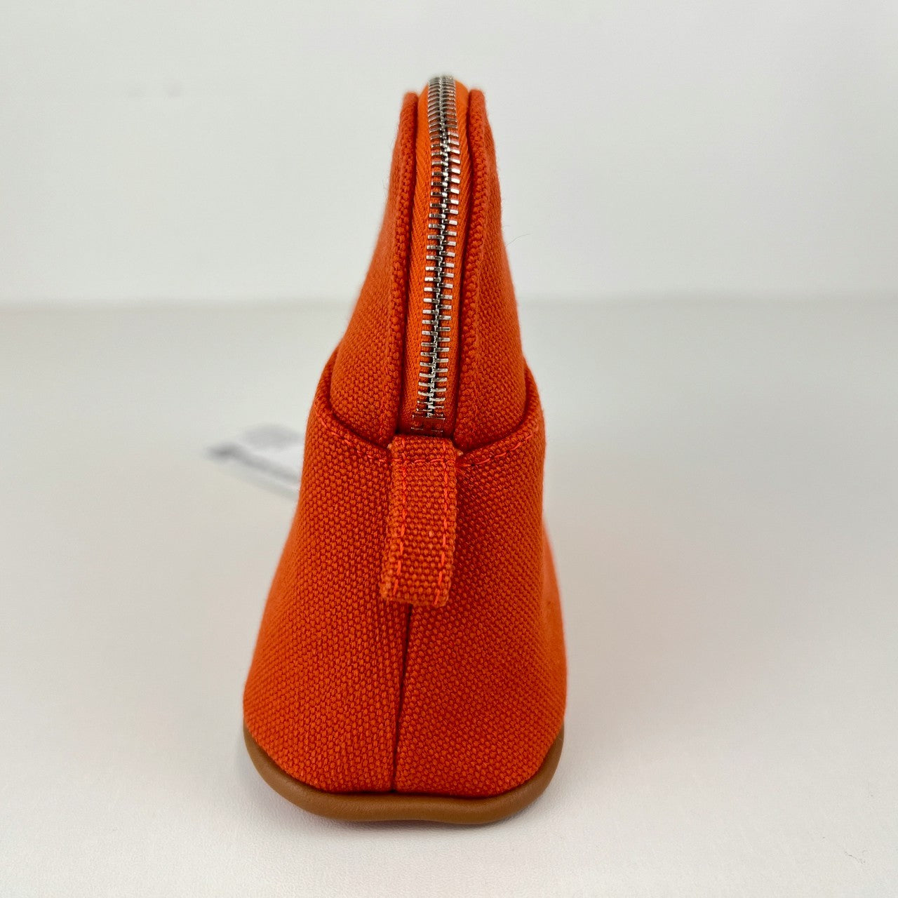 Hermès エルメス Trousse Bolide mini mini ボリードポーチ ミニミニ 綿100% Orange feu オレンジフー