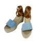 Tipoli espadrille ティポリ エスパドリーユ ウェッジソール Blue clair/Natural ブルークレール/ナチュラル Denim/Calf デニム/カーフ 36(23cm) レディースサンダル