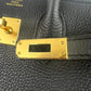 Birkin25 バーキン25 Black ブラック GHW ゴールド金具 W刻印 Togo トゴ