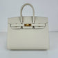 Birkin25 sellier バーキン25 セリエ Craie クレ GHW ゴールド金具 B刻 Epsom エプソン