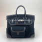 Birkin25 Cargo バーキン25 カーゴ Black ブラック PHW シルバー金具 U刻