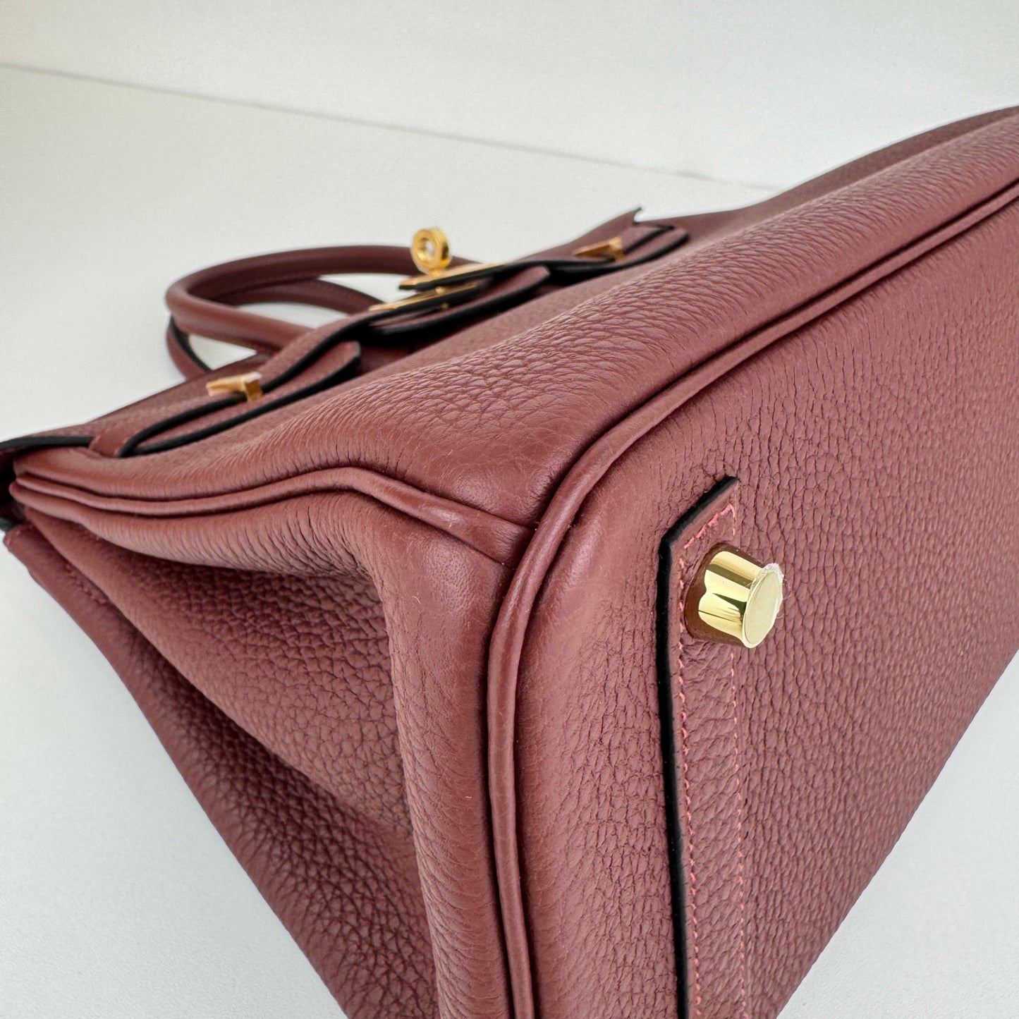 Birkin25 バーキン25 Rouge H ルージュアッシュ Togo トゴ GHW ゴールド金具 Stamp-K K刻印