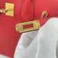 Birkin25 バーキン25 Rouge vif ルージュヴィフ Swift スイフト GHW ゴールド金具 Stamp-W W刻印