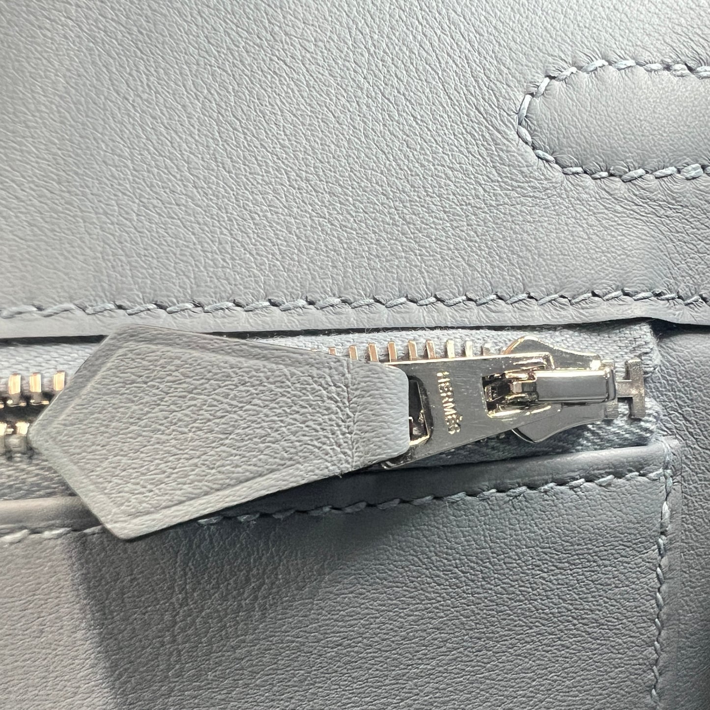 Birkin25 バーキン25 Blue lin  ブルーリン　PHW シルバー金具 Swift スイフト　Stamp-K K刻