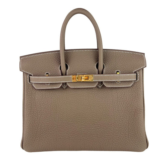 Birkin25 バーキン25 Etoupe エトープ Togo トゴ GHW ゴールド金具 Stamp-W W刻印