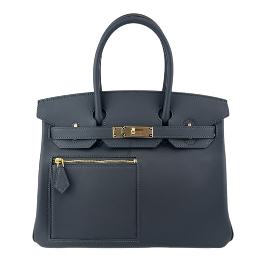 Birkin30 colormatic バーキン30 カラーマティック Gris misty グリミスティ Swift スイフト PMBHW シャンパンゴールド金具 Stamp-K K刻印
