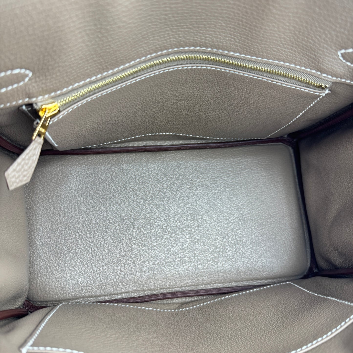 Birkin25 バーキン25 Etoupe エトープ  GHW ゴールド金具 Togo トゴ Stamp-W W刻印