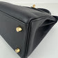 Kelly25 ケリー25 Black ブラック Togo トゴ GHW ゴールド金具 Stamp-W W刻印