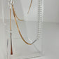 新品未使用 HERMES エルメス Mix and h long necklace ミックス＆Hロングネックレス RG金具 ローズゴールド/シルバー