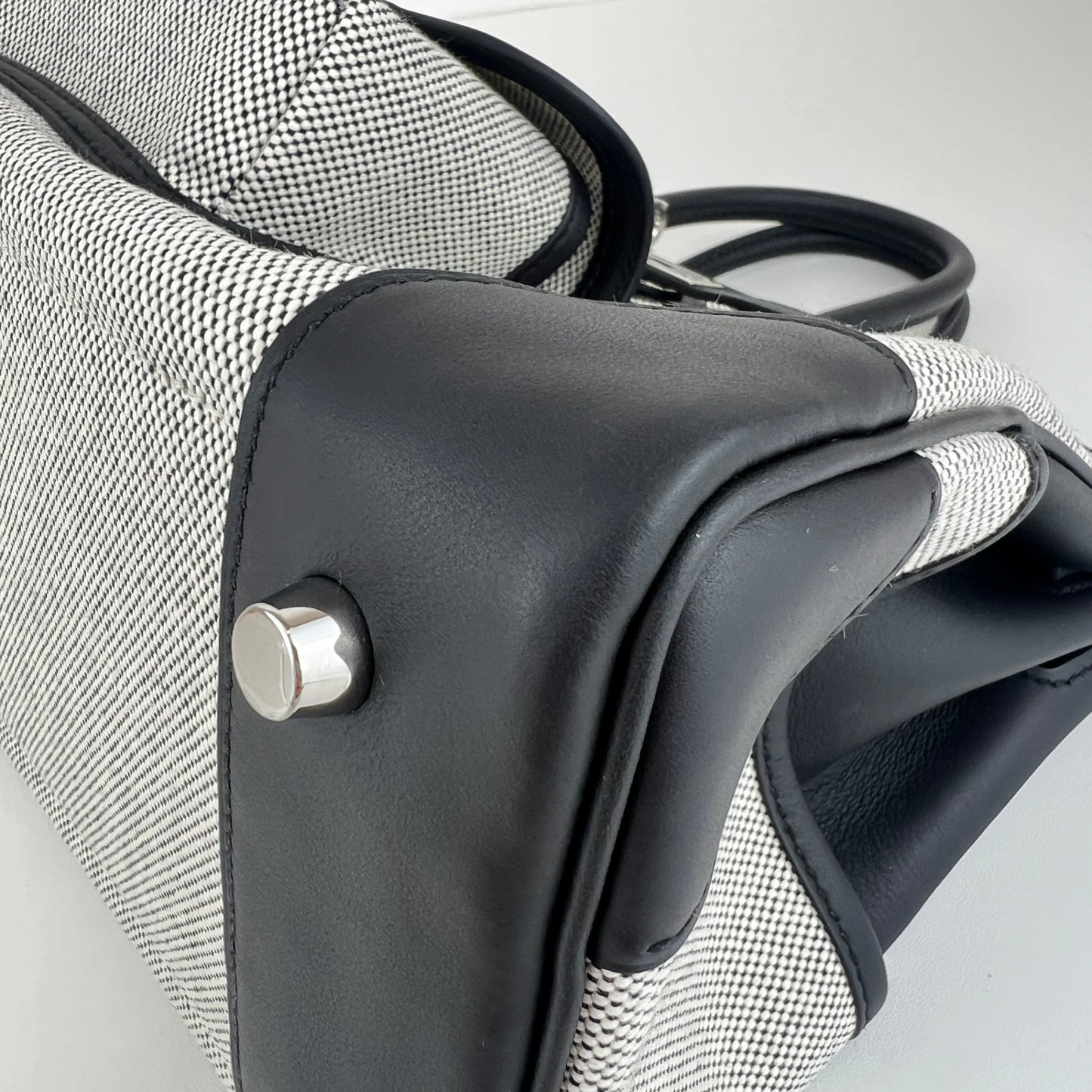 Birkin25 cargo バーキン25 カーゴ Black ブラック Toile goelan/Swift トワルゴエラン/スイフト PHW シルバー金具 Stamp-K K刻印