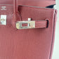 Birkin25 バーキン25 Rouge H ルージュアッシュ　PHW シルバー金具 tamp-K K刻